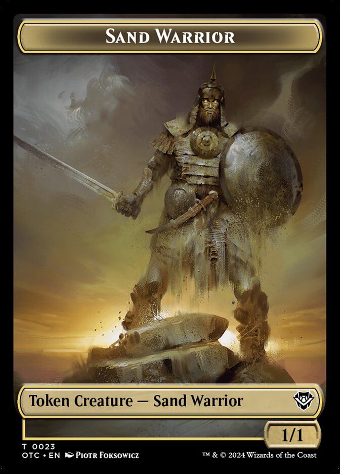 Sand Warrior card front