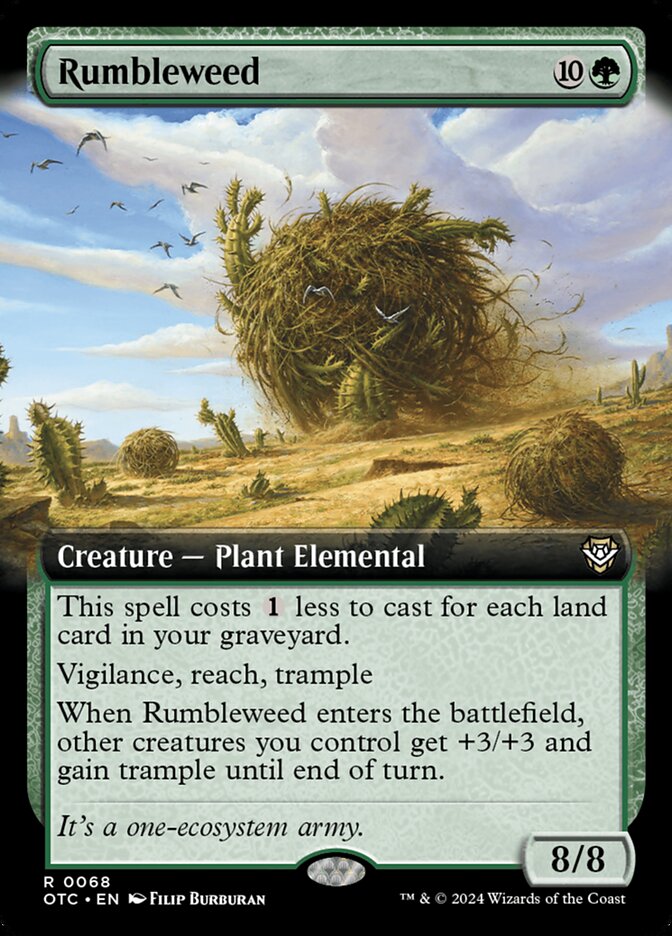 Rumbleweed card front