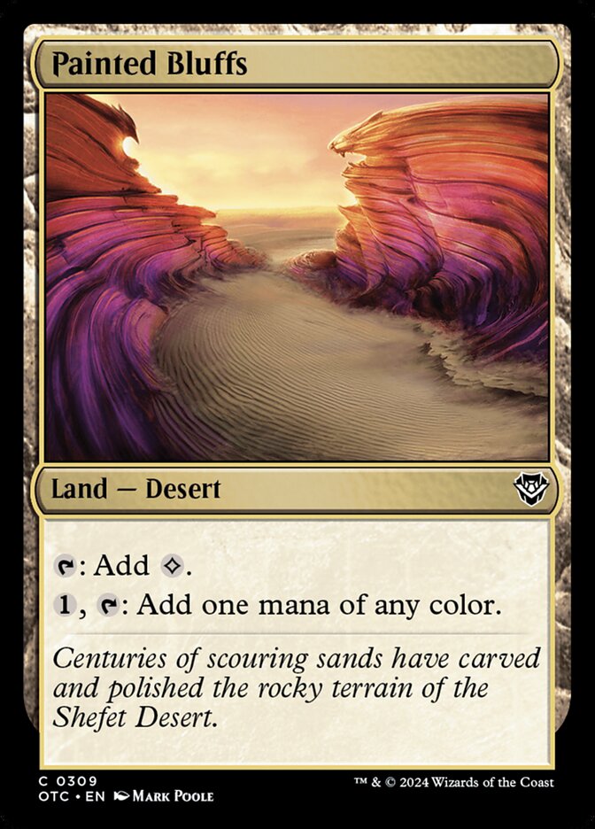 Painted Bluffs card front