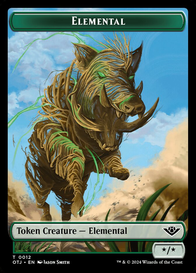 Elemental card front