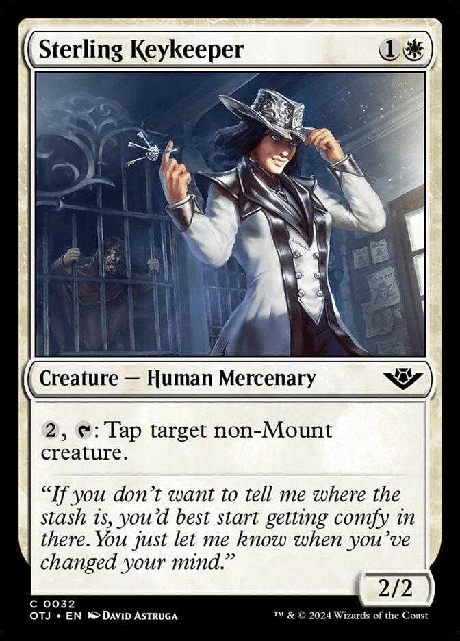 Sterling Keykeeper card front