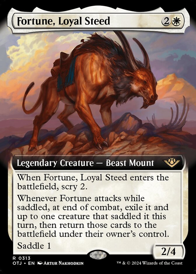 Fortune, Loyal Steed card front