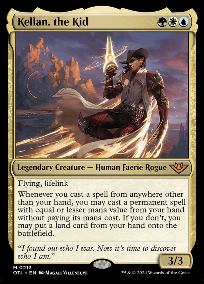 Kellan, the Kid card front