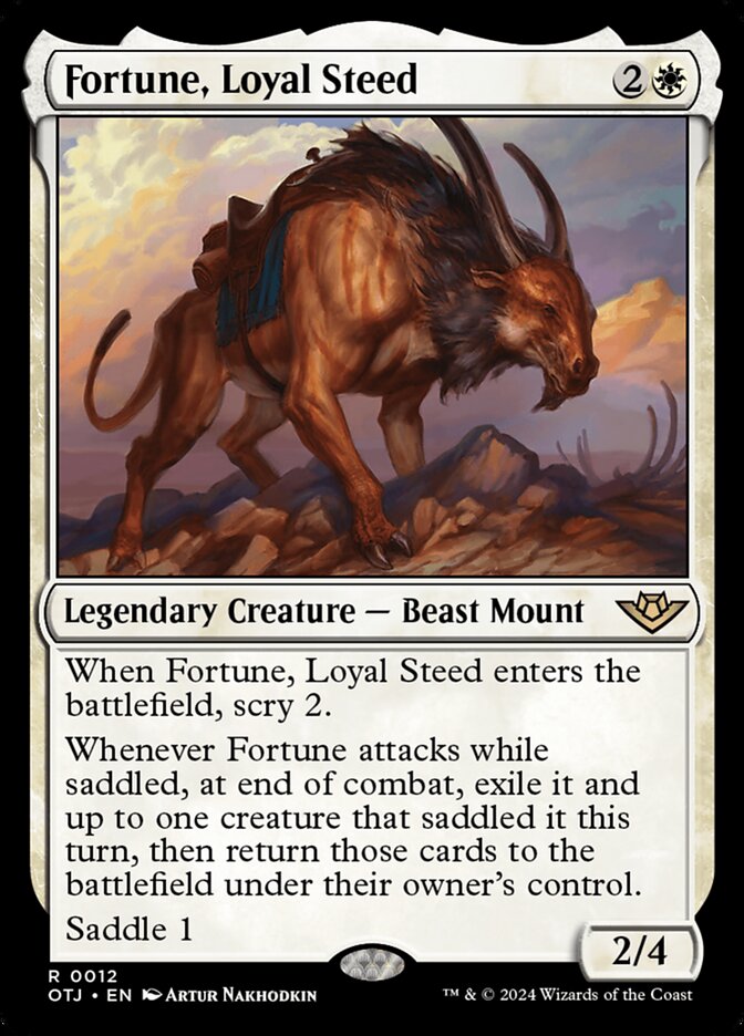 Fortune, Loyal Steed card front