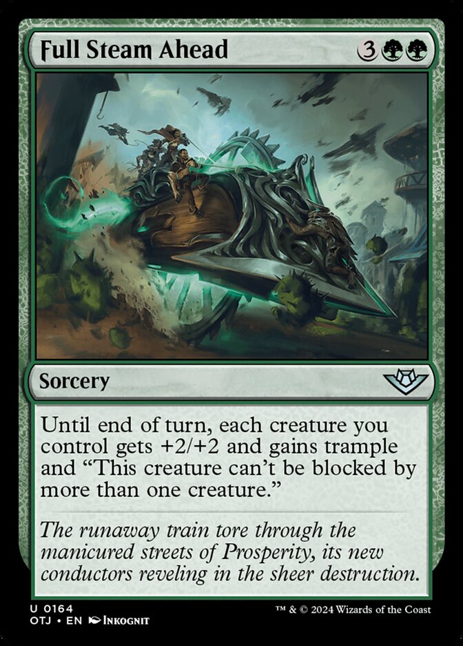 Full Steam Ahead card front