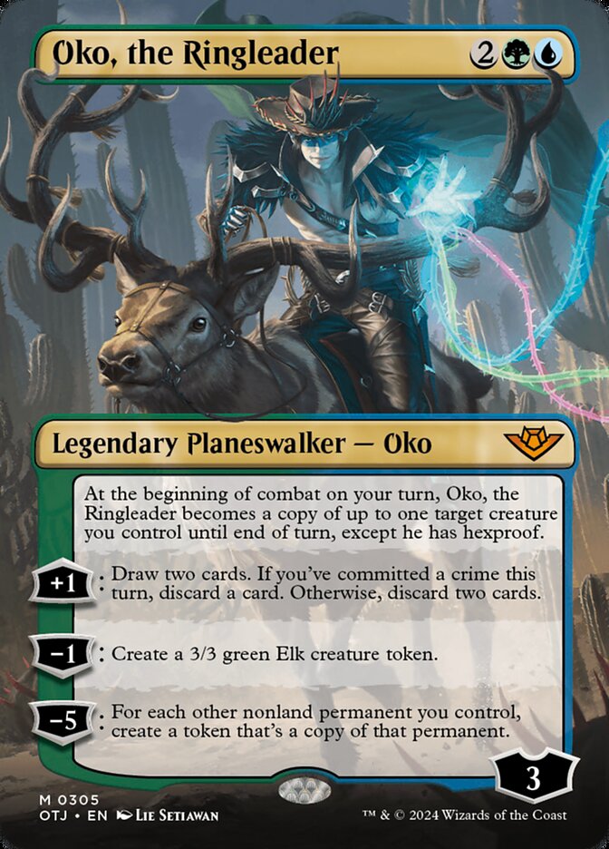 Oko, the Ringleader card front
