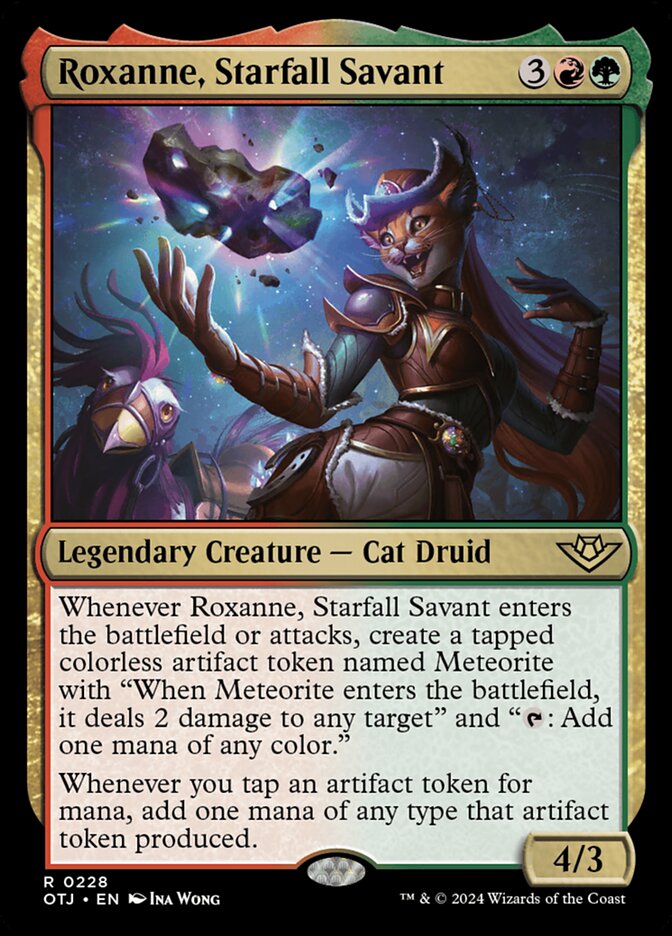 Roxanne, Starfall Savant card front