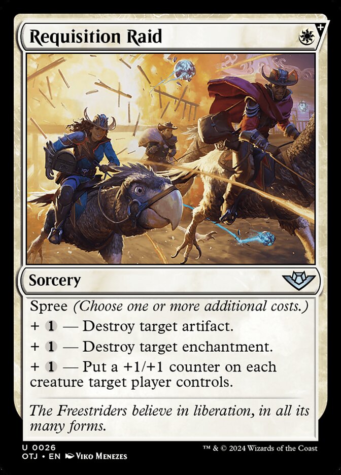 Requisition Raid card front
