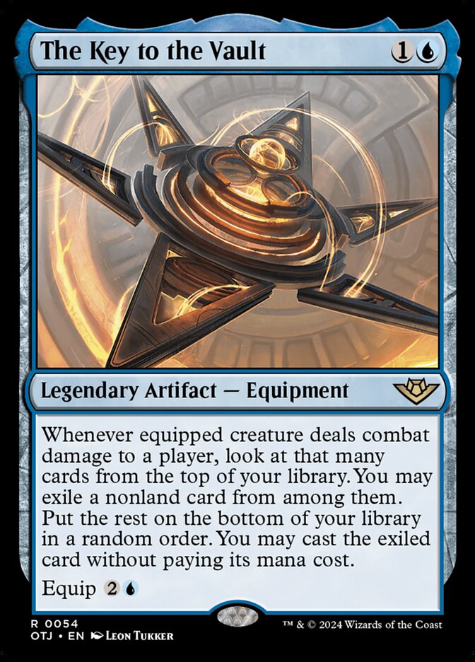 The Key to the Vault card front