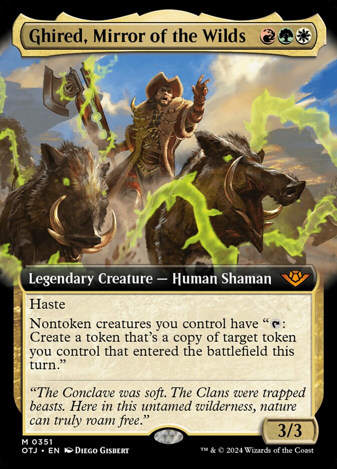 Ghired, Mirror of the Wilds card front