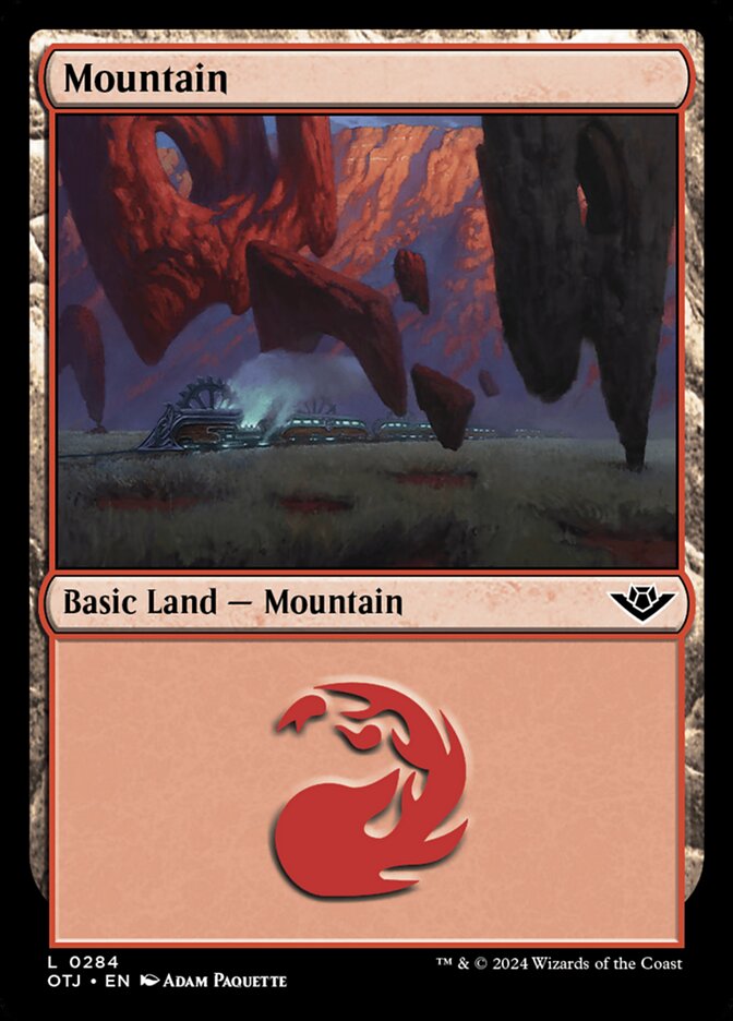 Mountain card front