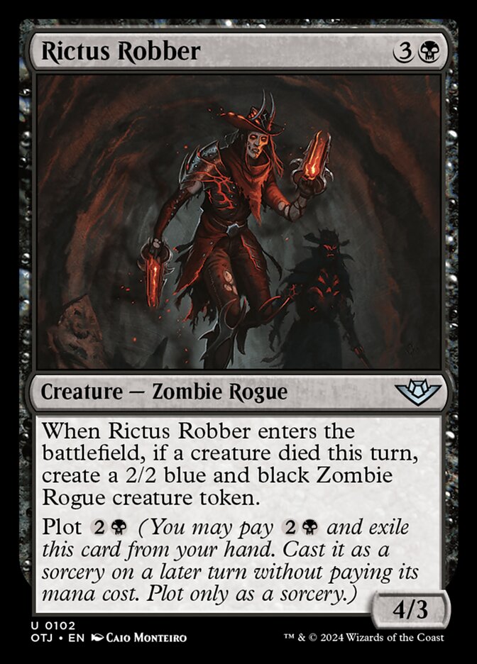 Rictus Robber card front