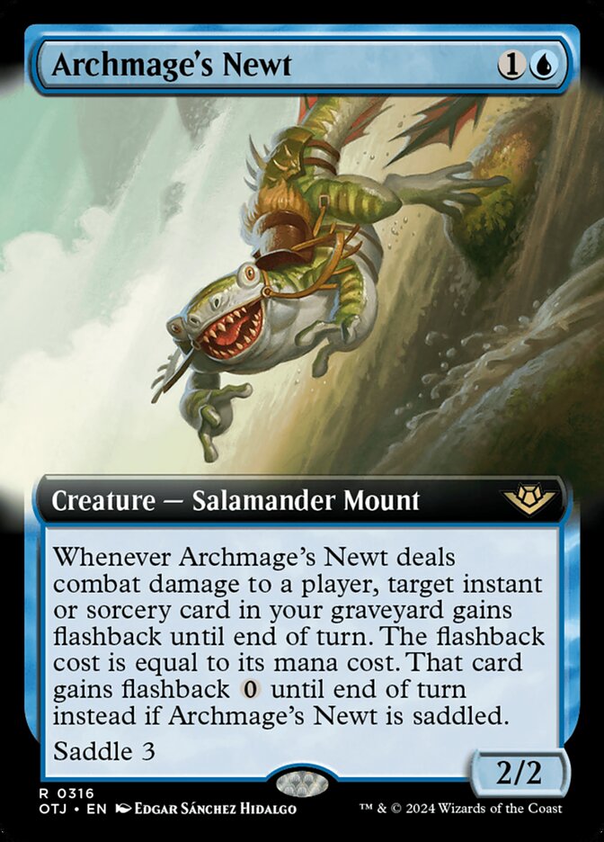 Archmage's Newt card front