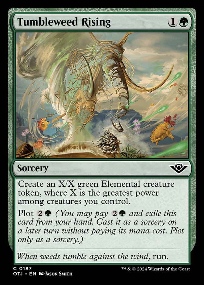 Tumbleweed Rising card front
