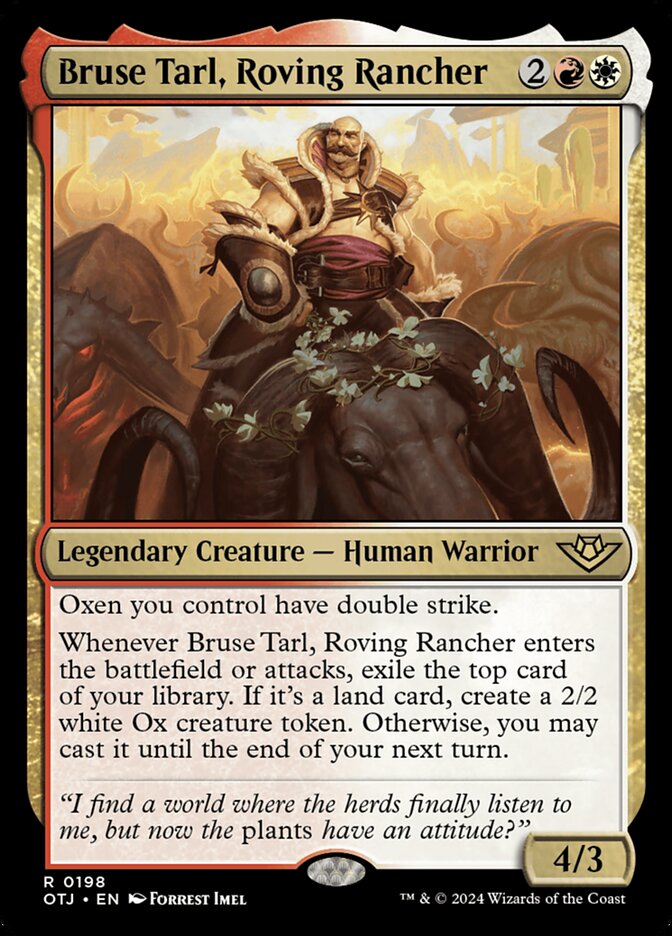 Bruse Tarl, Roving Rancher card front