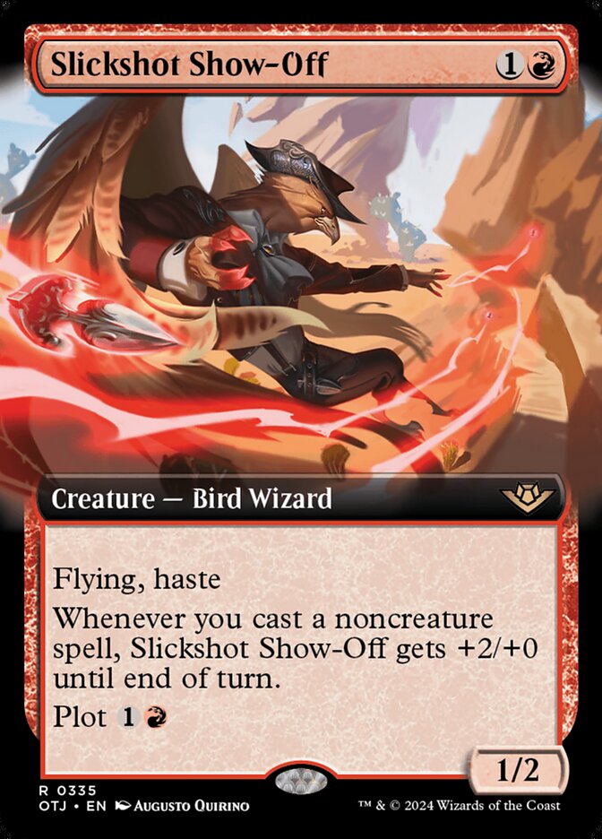Slickshot Show-Off card front
