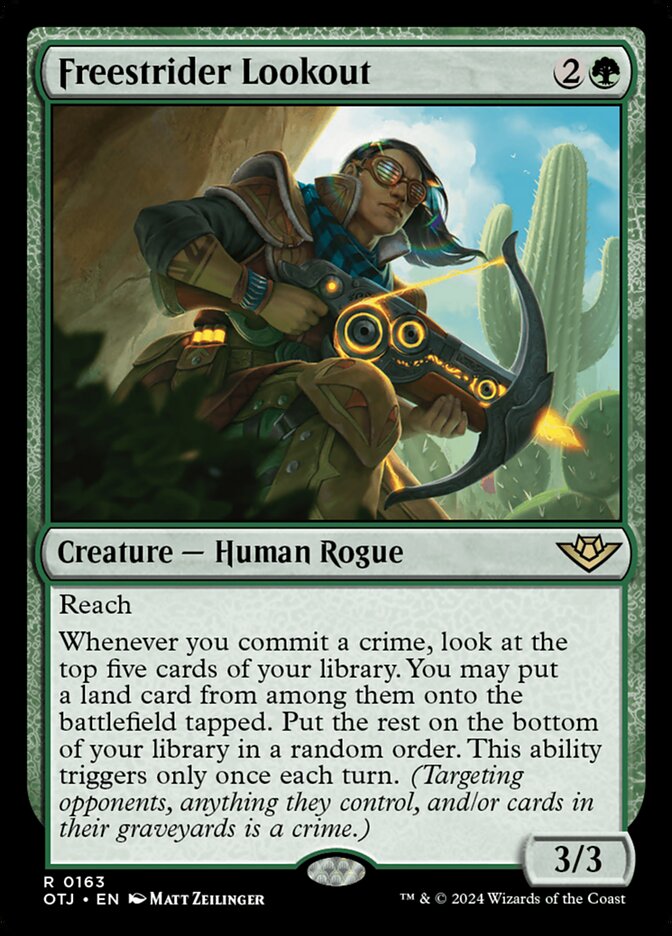 Freestrider Lookout card front