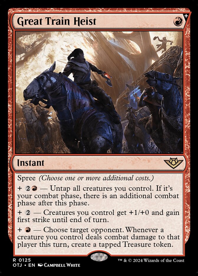 Great Train Heist card front