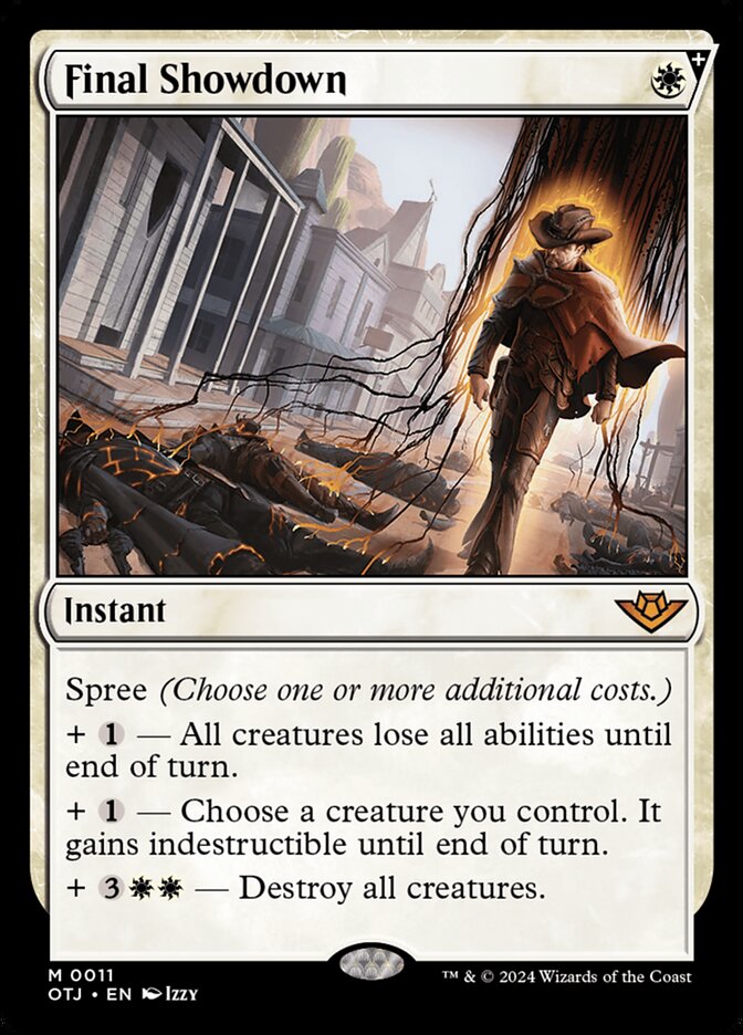 Final Showdown card front