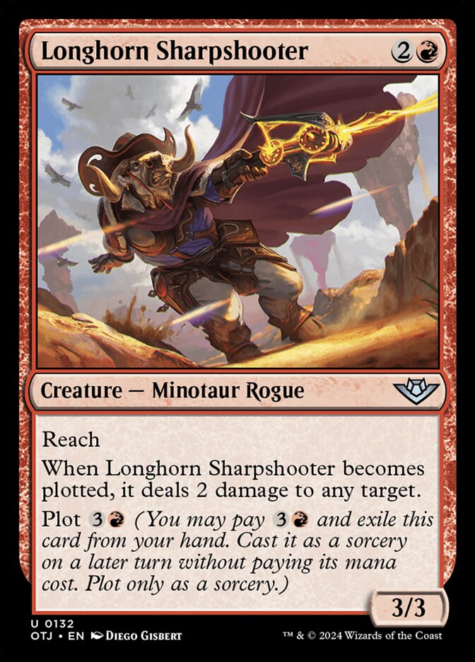 Longhorn Sharpshooter card front