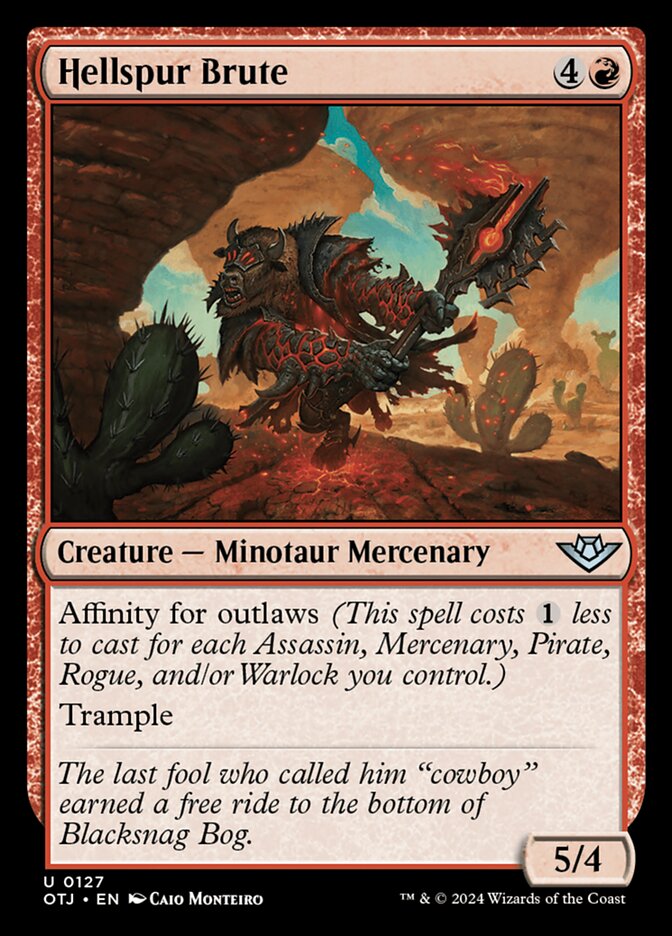 Hellspur Brute card front