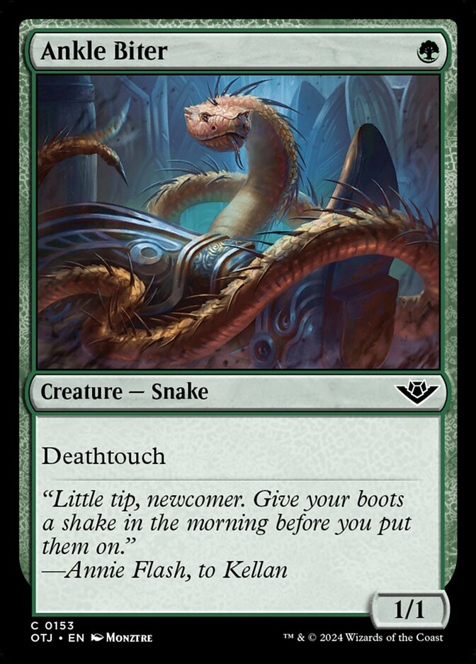 Ankle Biter card front
