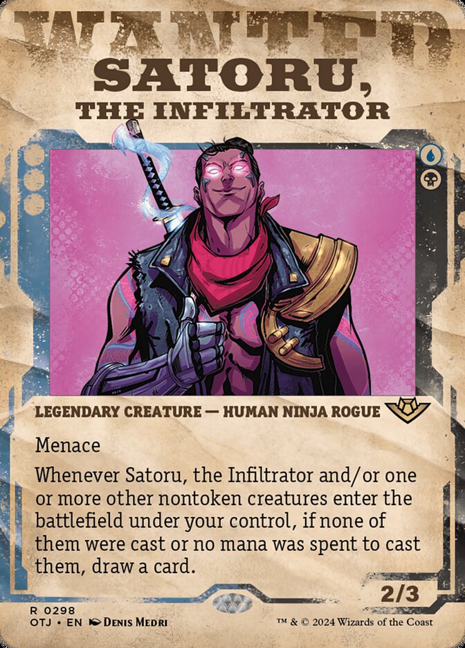 Satoru, the Infiltrator card front