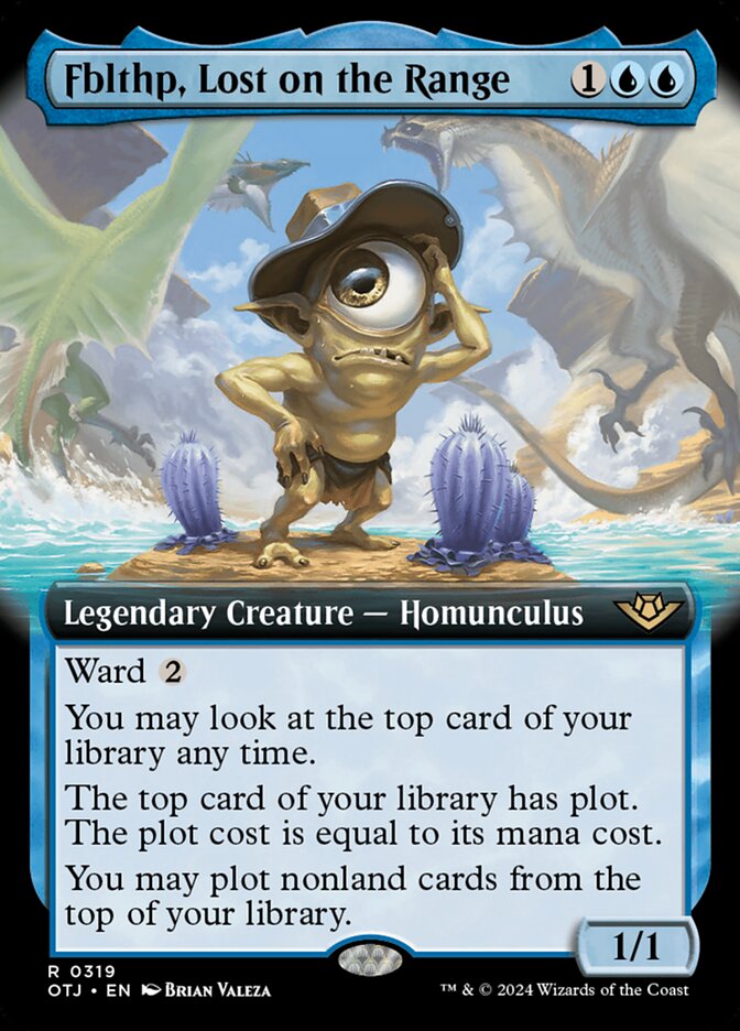 Fblthp, Lost on the Range card front