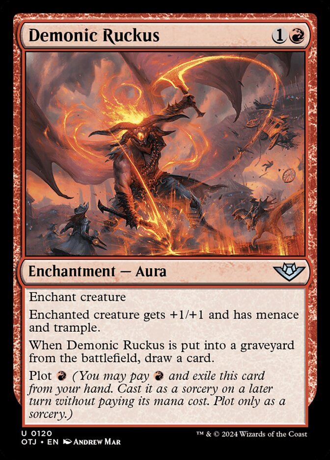 Demonic Ruckus card front