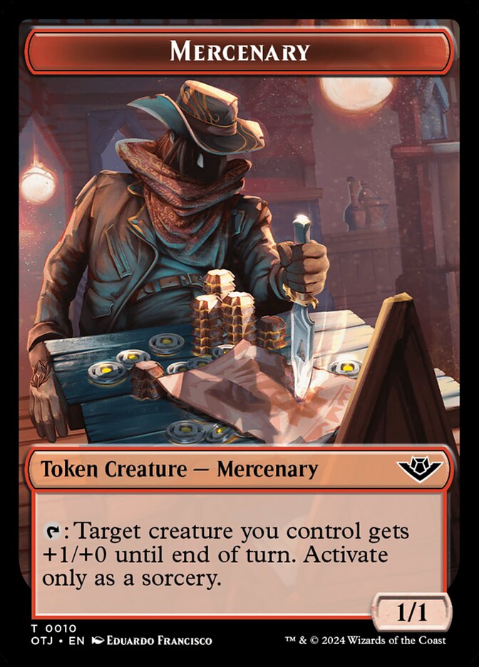 Mercenary card front