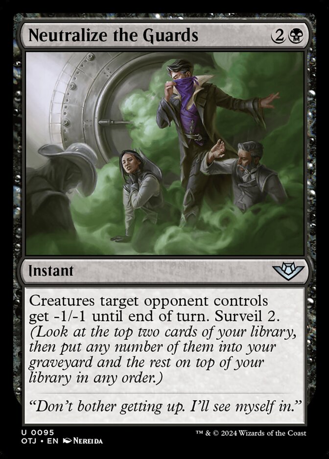 Neutralize the Guards card front