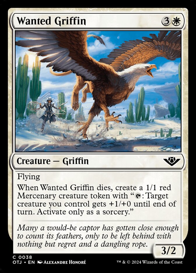 Wanted Griffin card front