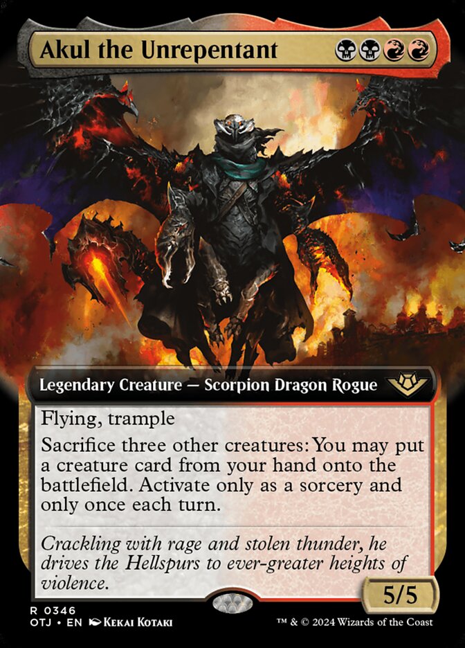 Akul the Unrepentant card front