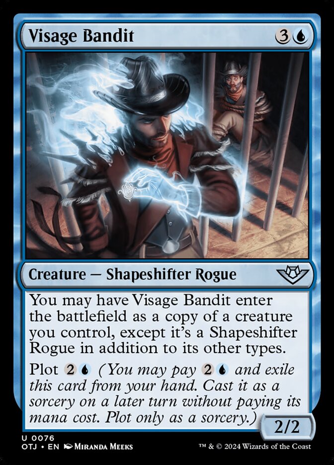 Visage Bandit card front