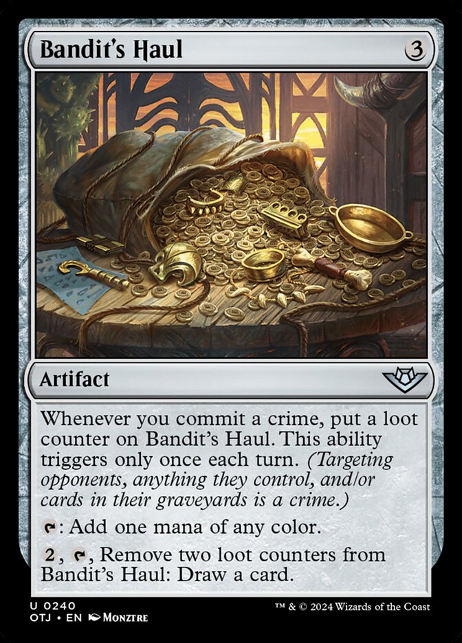Bandit's Haul card front
