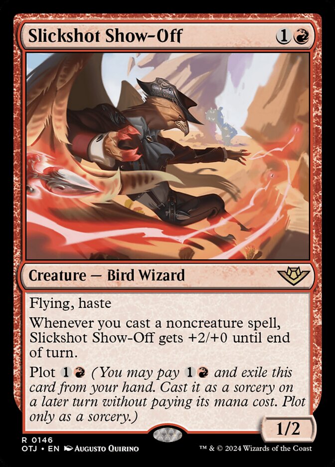 Slickshot Show-Off card front