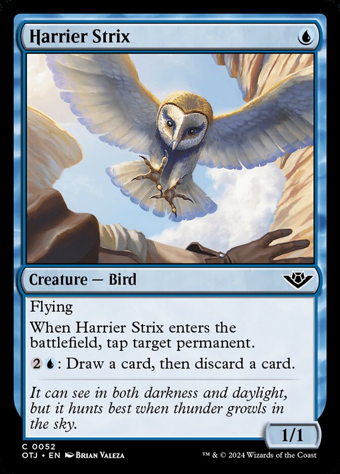 Harrier Strix card front