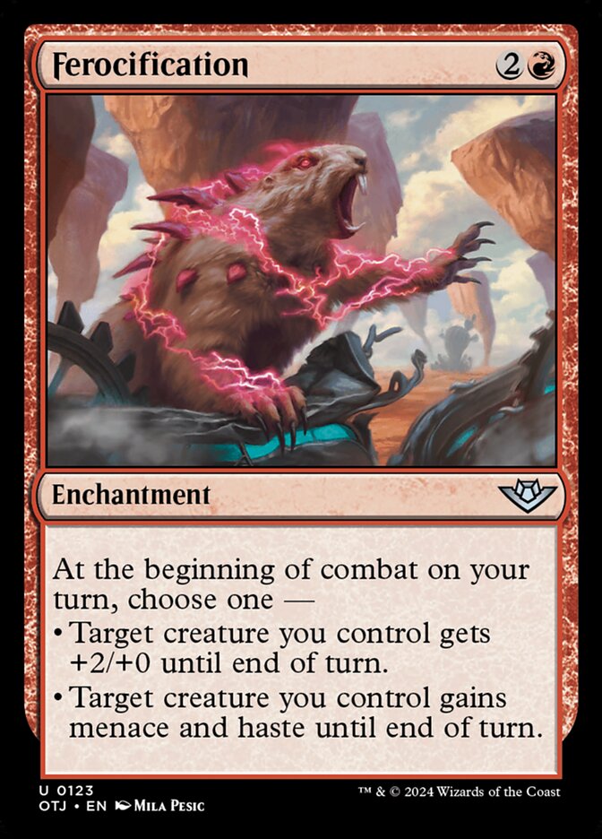 Ferocification card front
