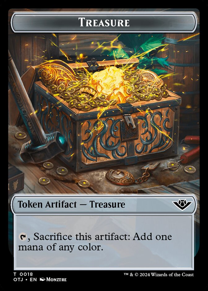Treasure card front