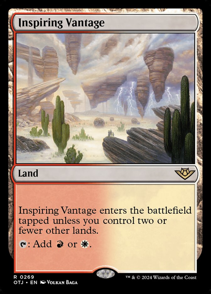 Inspiring Vantage card front