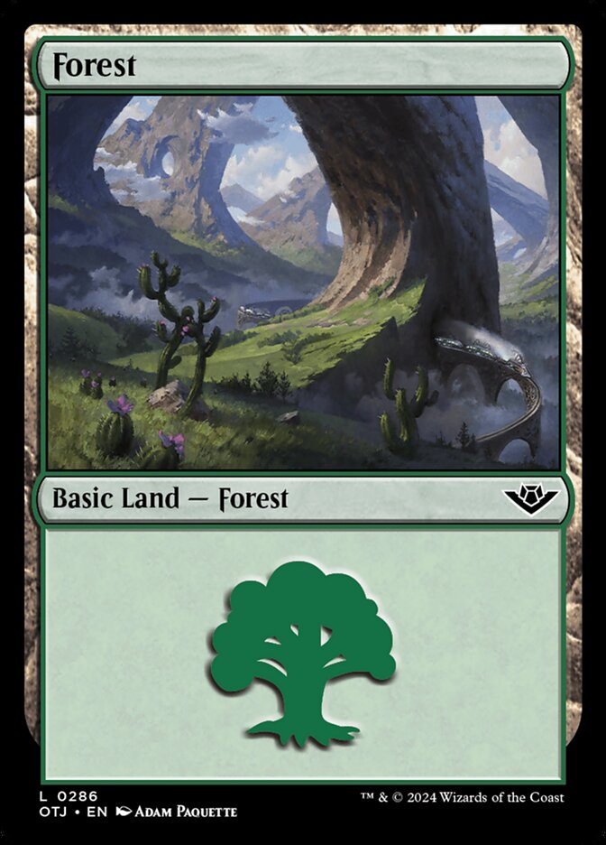 Forest card front