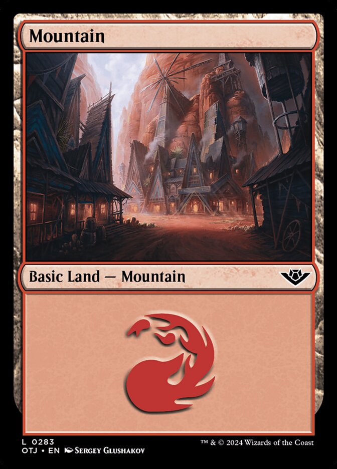 Mountain card front