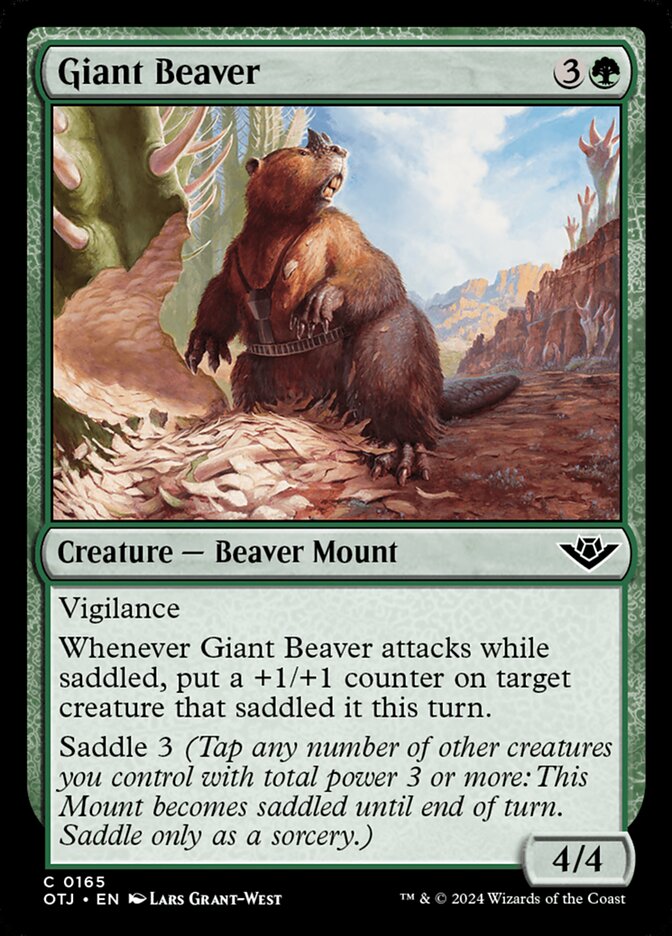 Giant Beaver card front