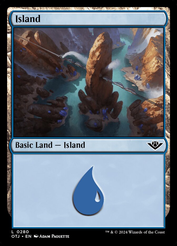 Island card front