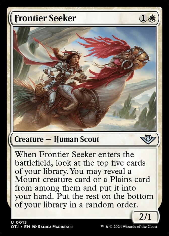 Frontier Seeker card front