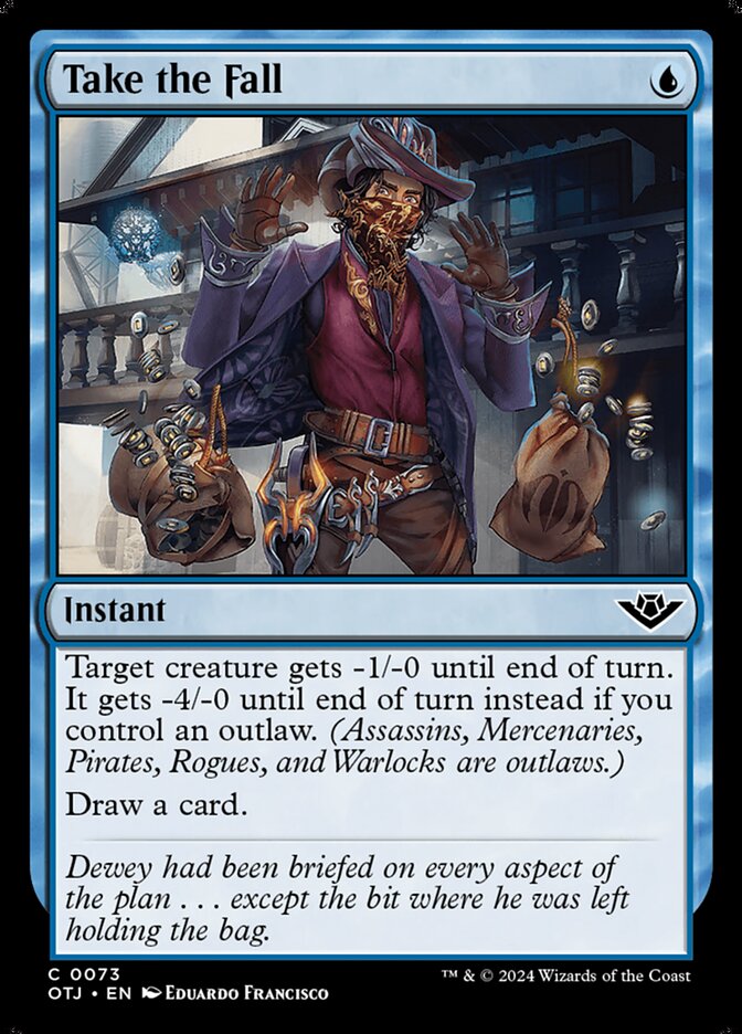 Take the Fall card front