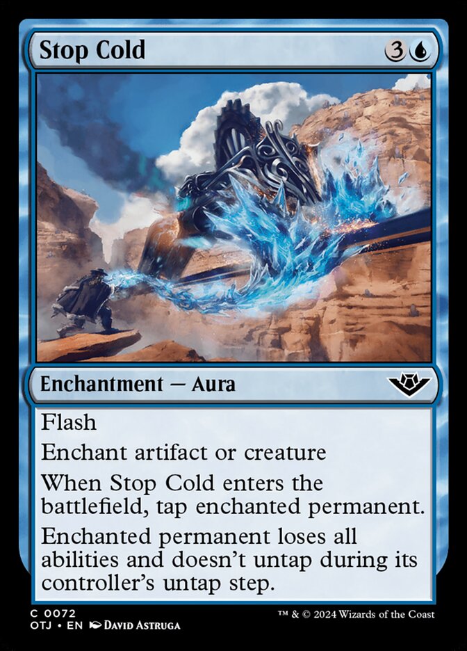 Stop Cold card front