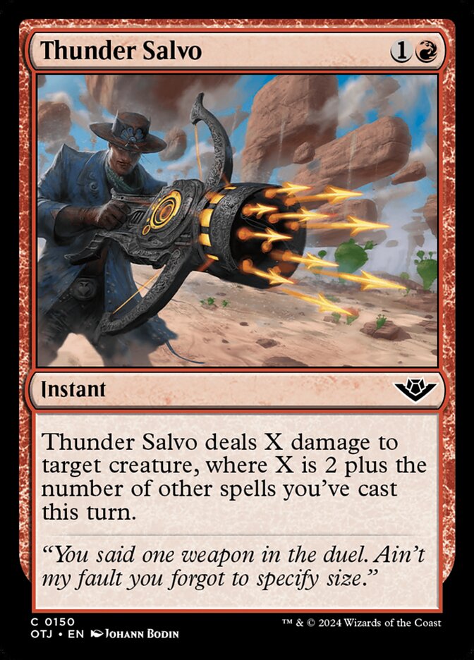Thunder Salvo card front