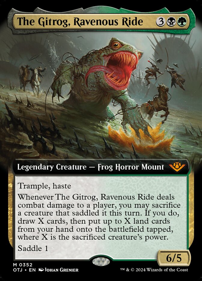 The Gitrog, Ravenous Ride card front