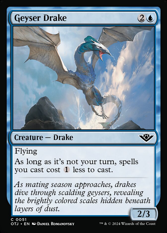 Geyser Drake card front